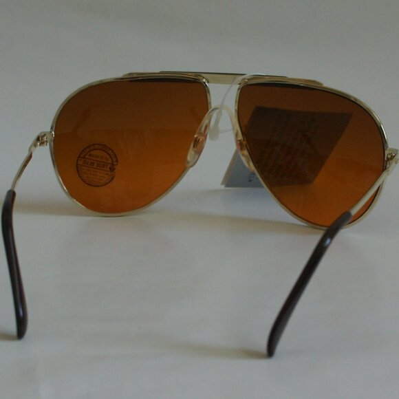 NWT TruVintage ClassicSports aviator w/"MAGNUM" logo TruBluBlocker lens Sunglass - Picture 4 of 13